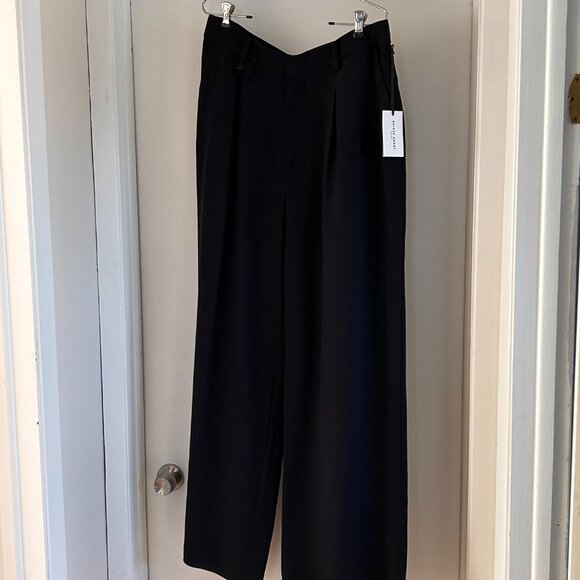 Apiece Apart wide leg navy trouser - Picture 4 of 10